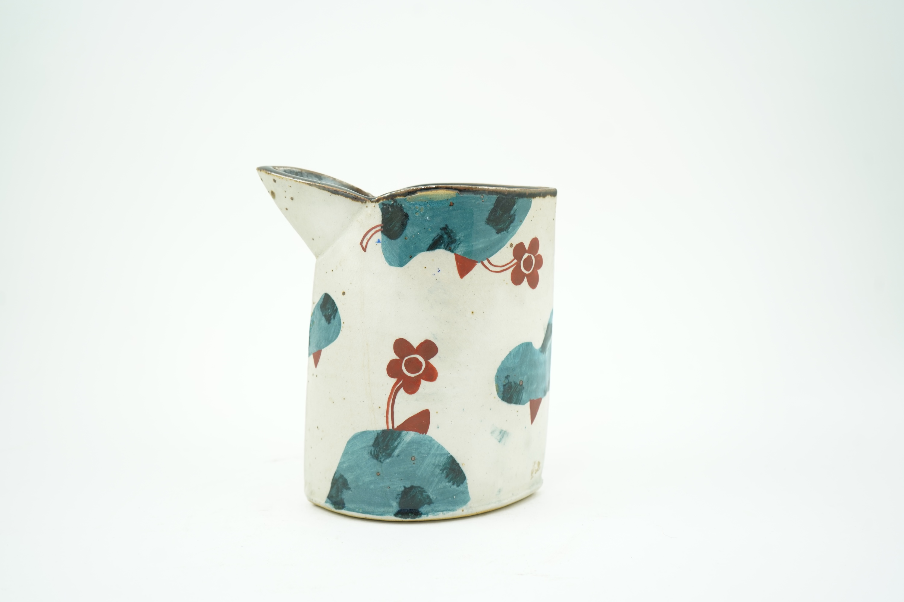 John Maltby (1936-2020): A free-form stoneware pouring vessel